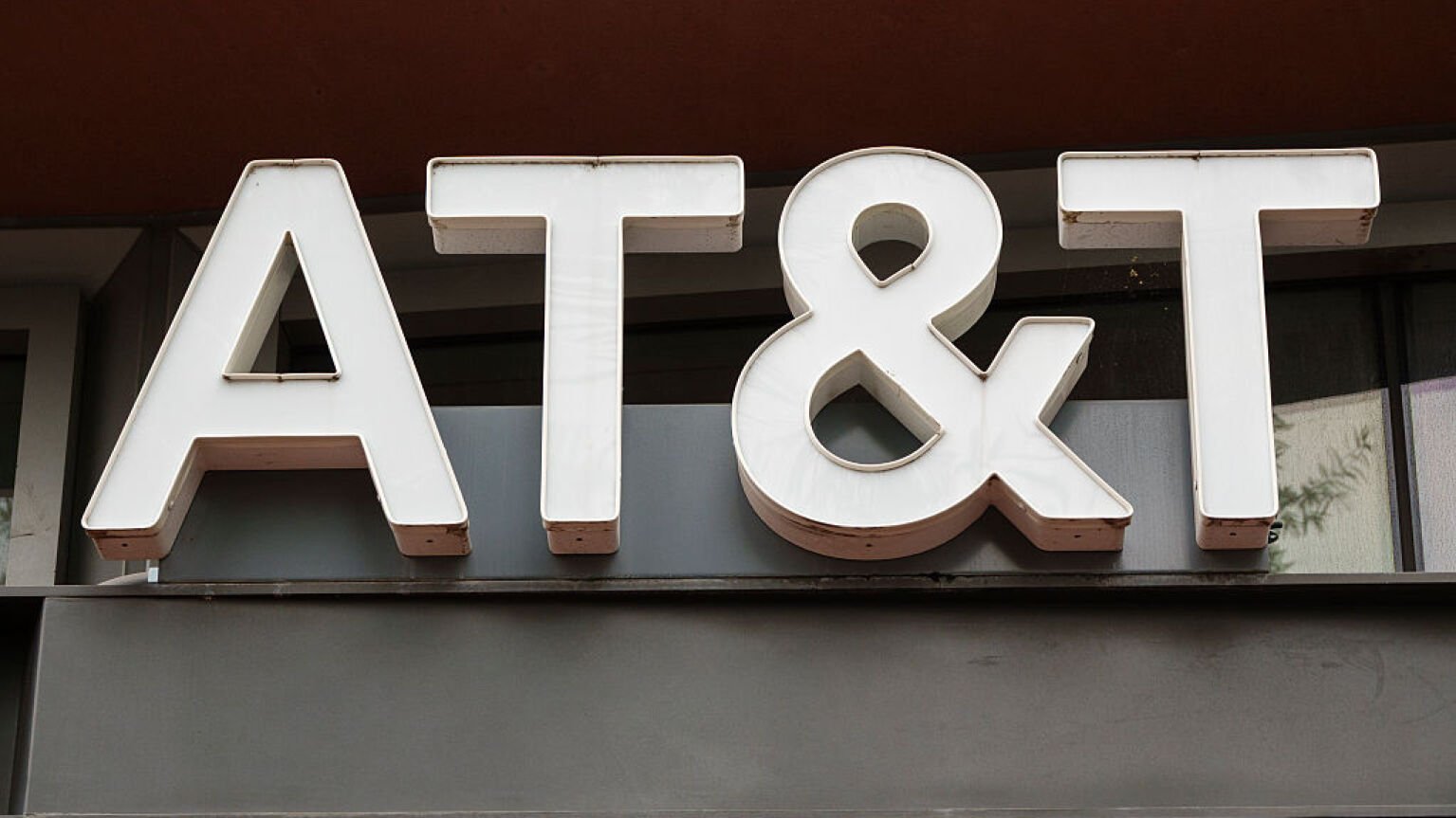 AT&T logo on building