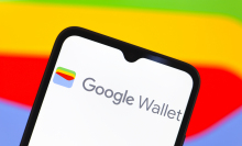 Google Wallet on a screen.