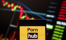 Pornhub on phone