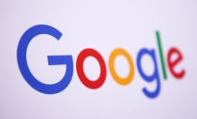 google logo on screen
