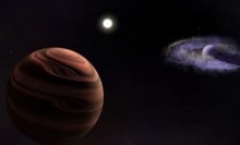 An artist's rendering of the YSES-1 star system