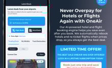 OneAir Elite: Lifetime Subscription (Save Money On Your Existing Hotel and Flight Bookings)
