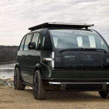 A Canoo lifestyle vehicle.