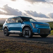 The 2025 model Kia EV9.