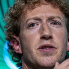 Mark Zuckerberg looking peturbed