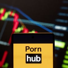 Pornhub on phone