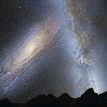 Andromeda, about to merge with Milky Way.