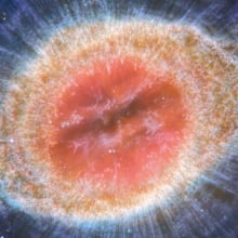 The James Webb Space Telescope observing the Ring Nebula