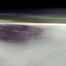 Arsia Mons summit as seen by NASA's Odyssey orbiter