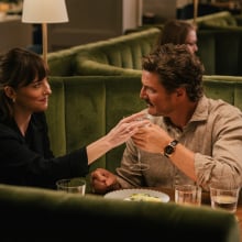 Dakota Johnson and Pedro Pascal in 'Materialists.'