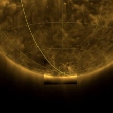 The Solar Orbiter gets a first look at the sun's southern region.