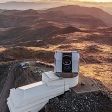 Vera Rubin Observatory scanning the sky for first images.