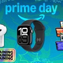 airpods, apple watch, and ipads on background with sticker that reads 'still remaining'
