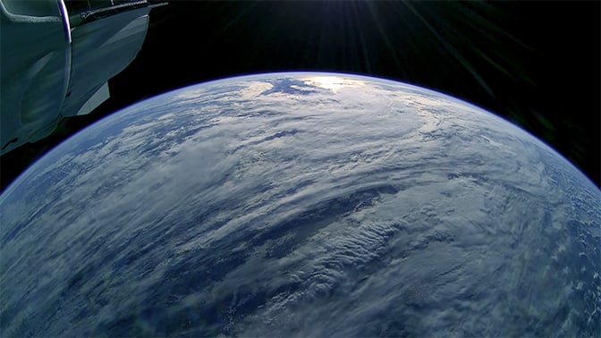 Earth viewed from the International Space Station