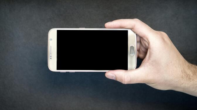 Phone in hand