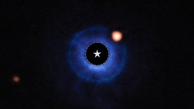 Webb telescope discovers an exoplanet through direct imaging