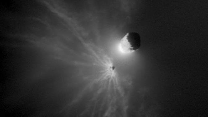 LICIACube taking photos of DART's impact on Dimorphos