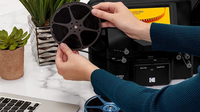 Kodak Reels 8mm & Super 8 Film Digitizer with 5" Screen