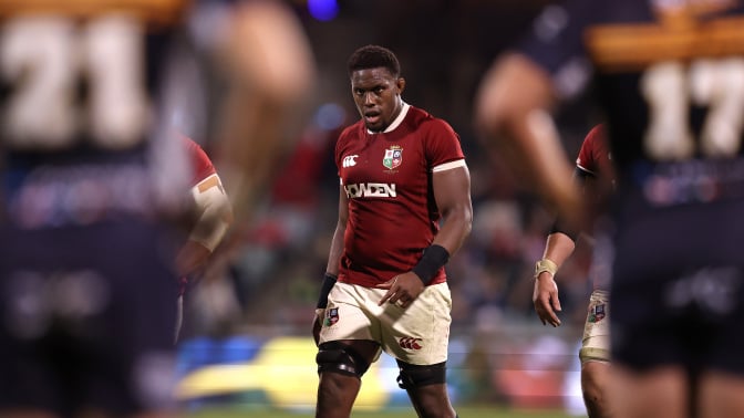 Maro Itoje, the British & Irish Lions captain 