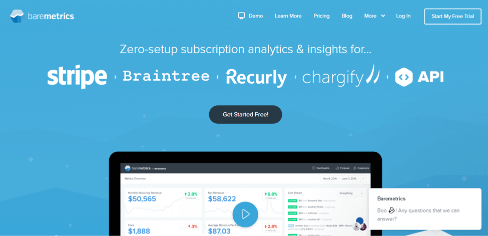 Baremetrics Stripe