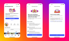 Examples of Instagram's school bullying report program.